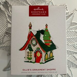 Hallmark Keepsake Ornament Club 2024 Ollie’s Ornament Shoppe NWT